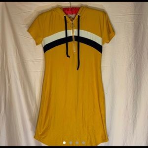 Yellow Dress with Hood